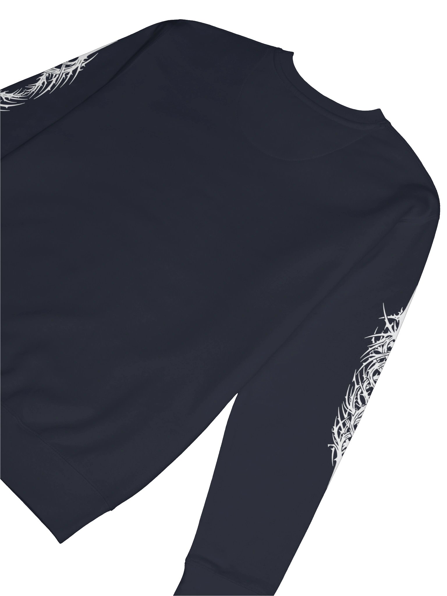 White sleepDistorted logo sweatshirt product image (8)