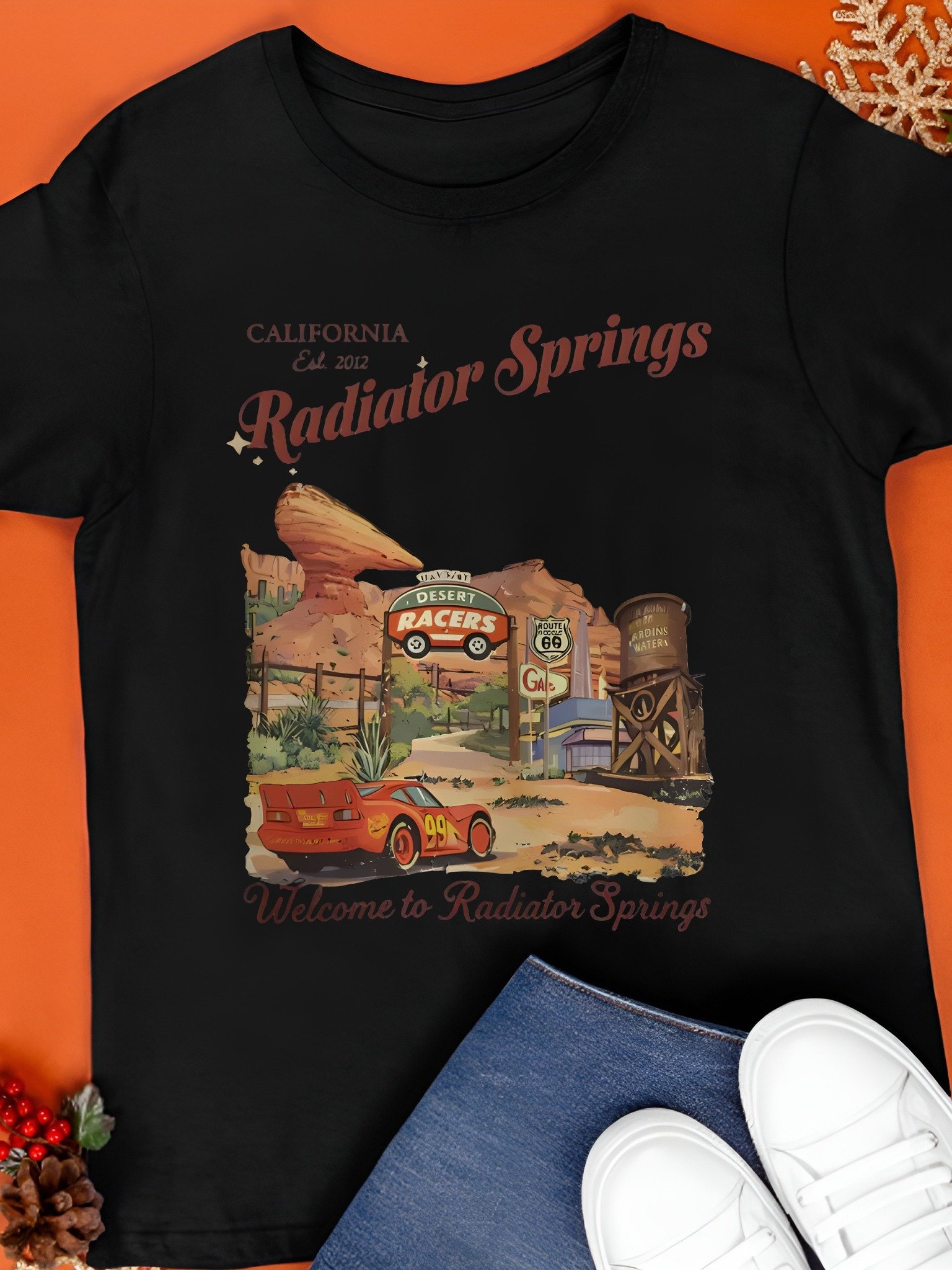 Radiator Springs Lightning McQueen Disney Shirt product image (1)
