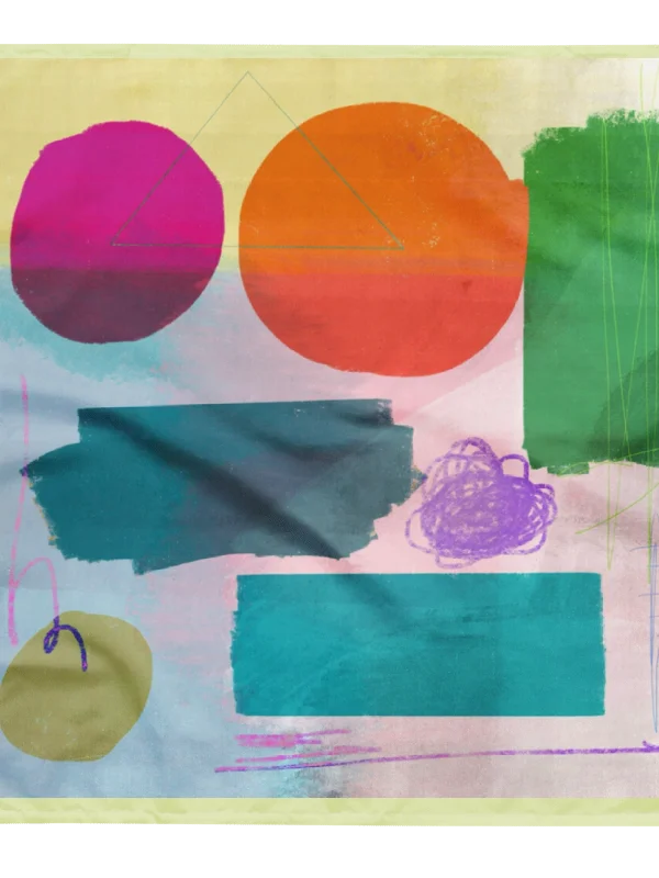 Playful Abstract Art Print Bandana product image (8)