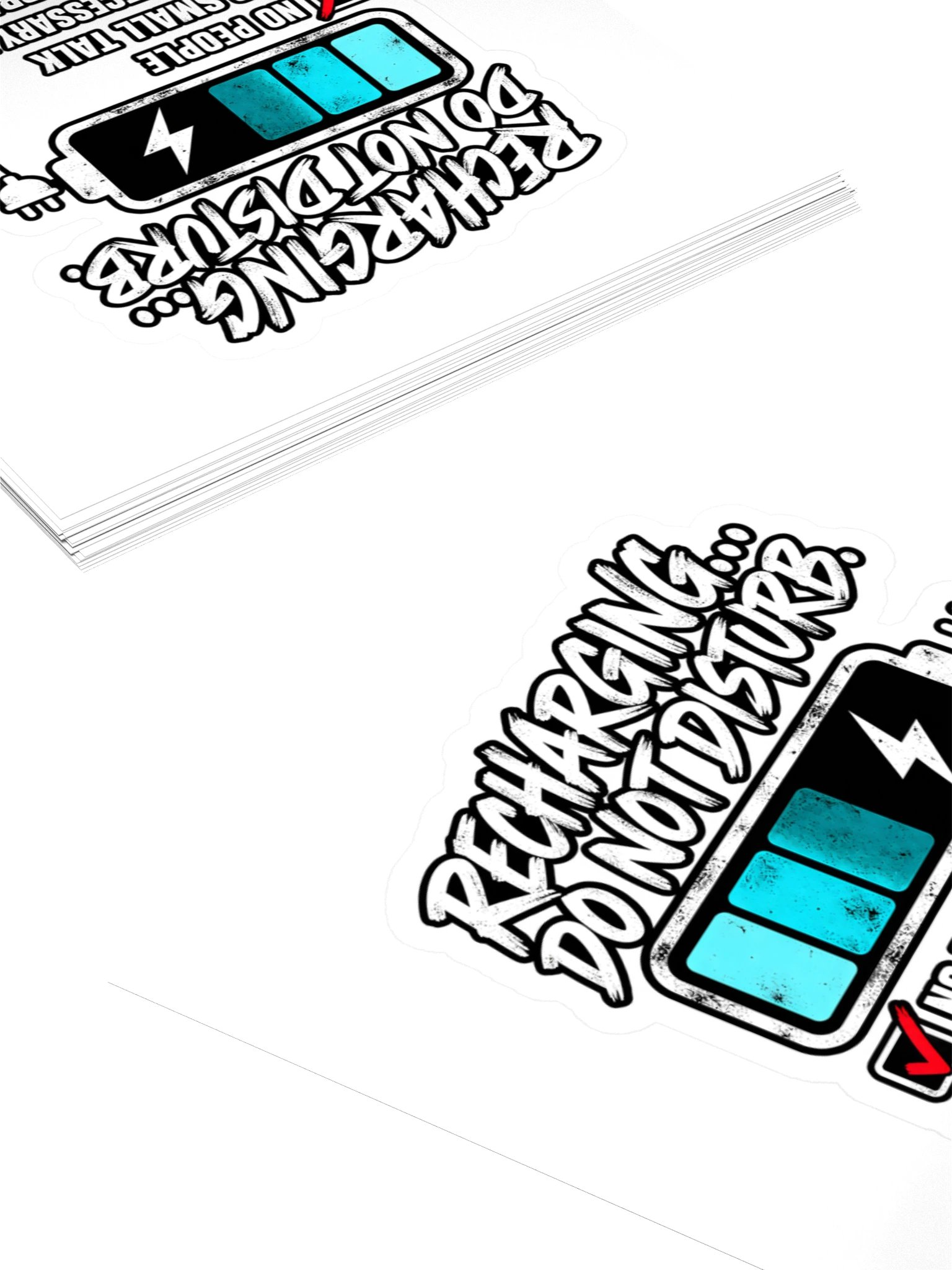 Recharging... Do Not Disturb.™ Sticker product image (4)