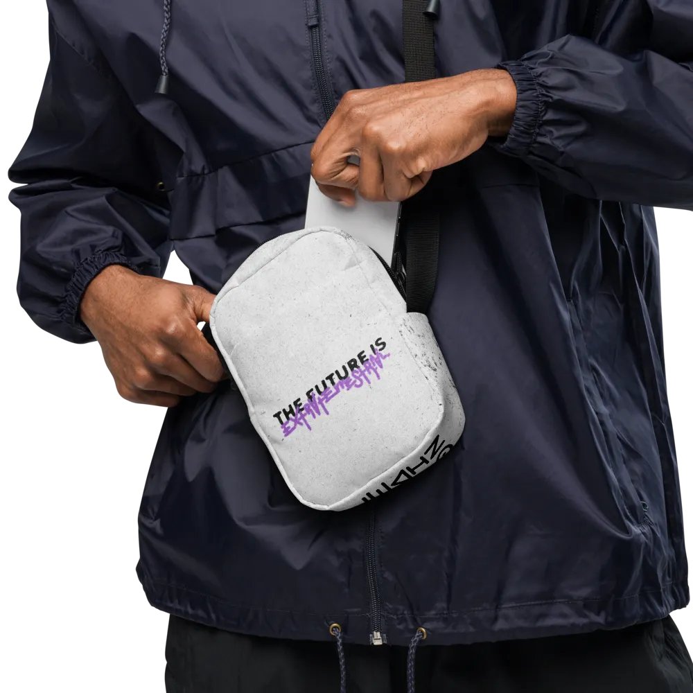 THE FUTURE IS EXTRATERRESTRIAL Utility Crossbody Bag - White product image (6)