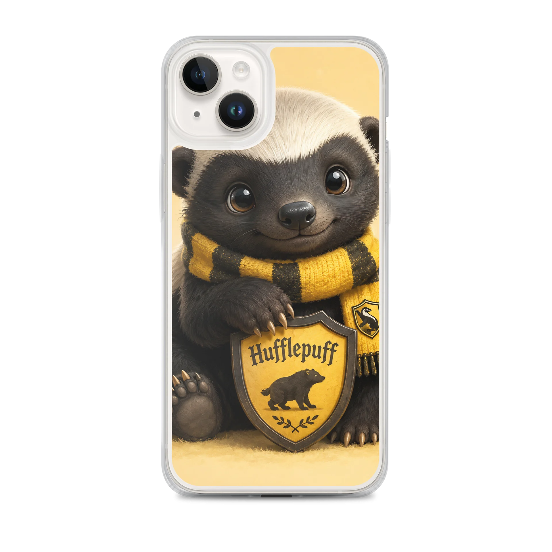 Cute Hufflepuff Badger MagSafe® Clear iPhone Case product image (1)