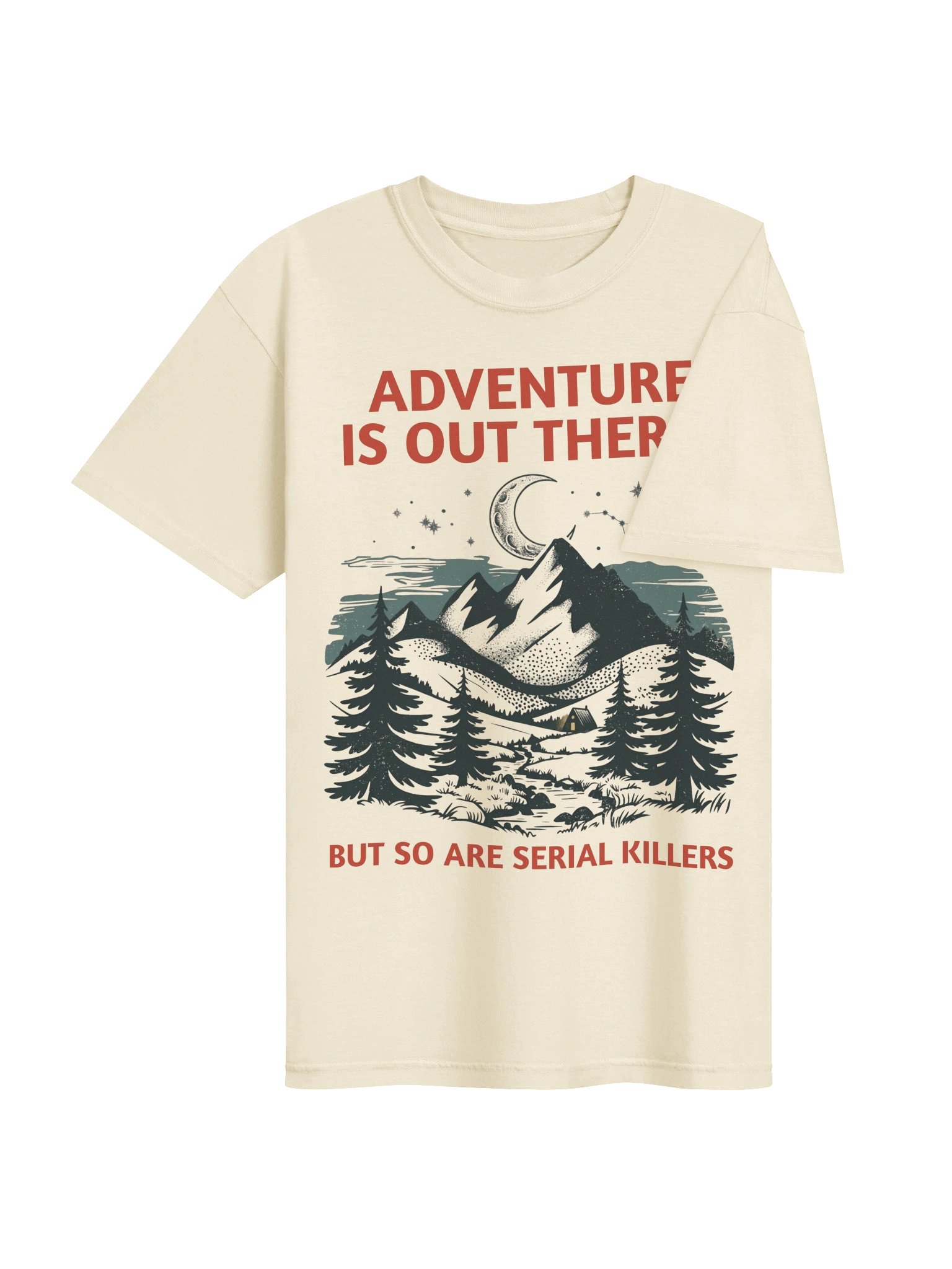 Adventure Is Out There T-Shirt | Funny Camping Hiking Outdoor Shirt product image (4)