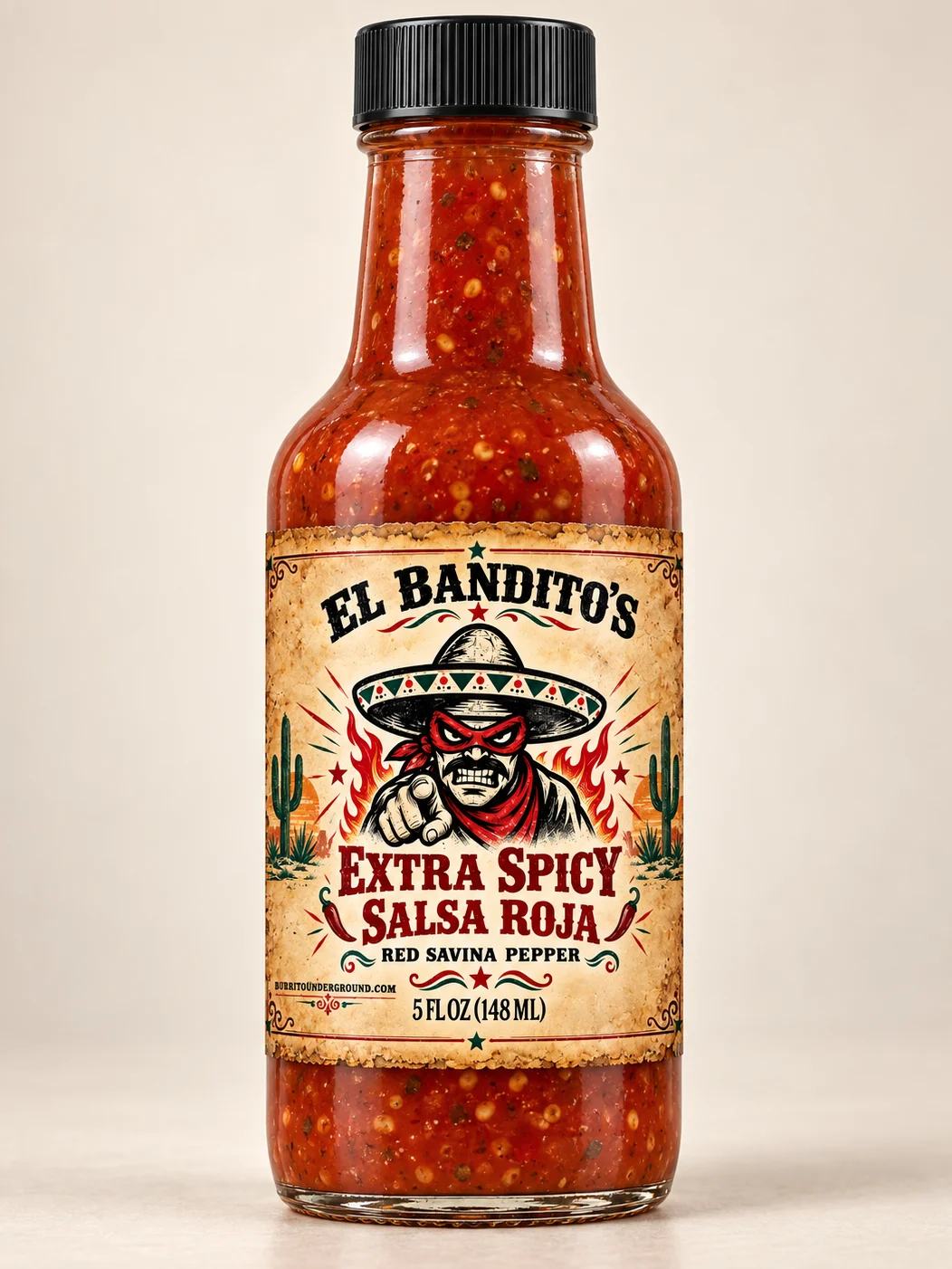 El Bandito's Extra Spicy Salsa Roja product image (1)