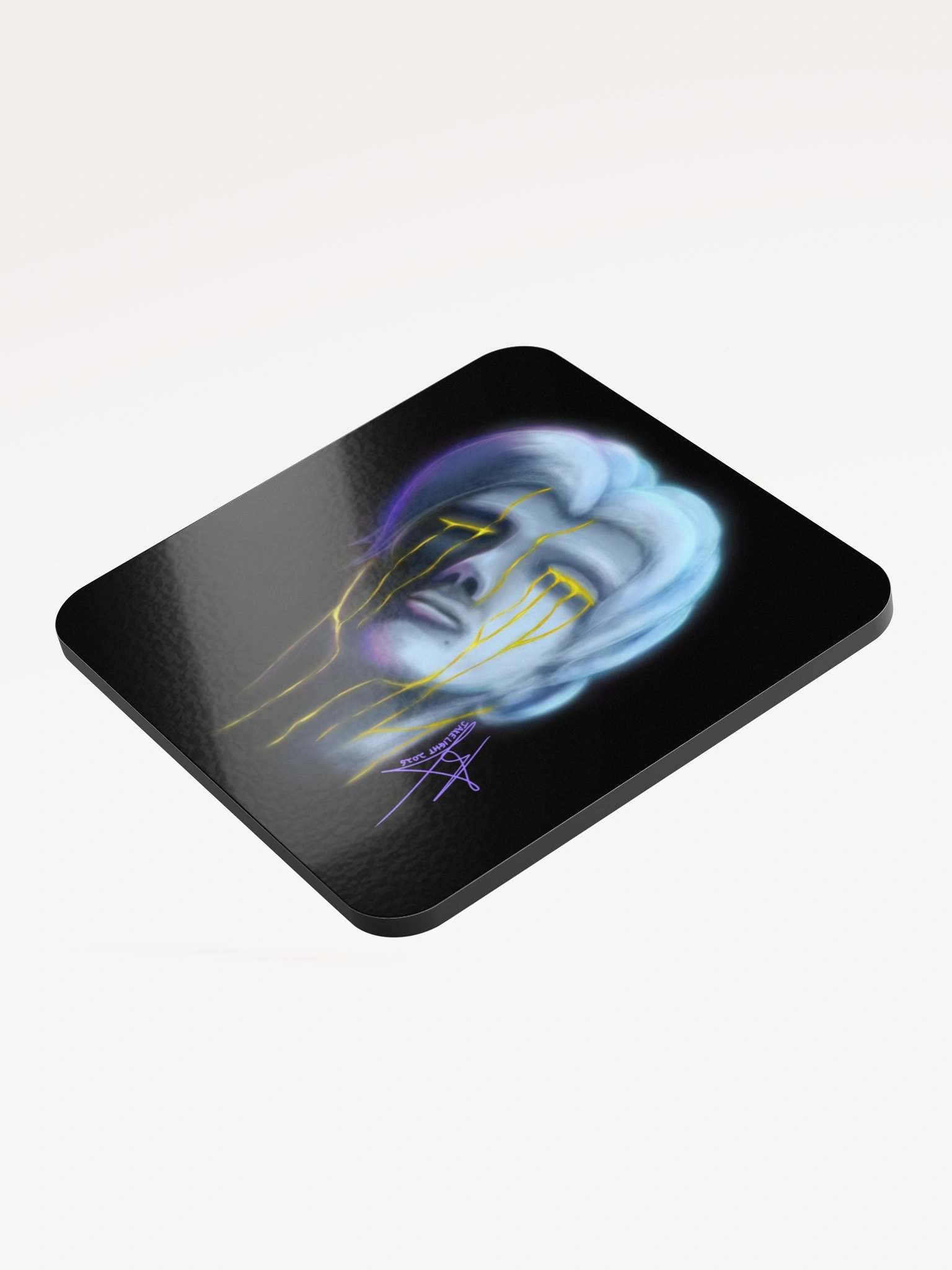 Light Tears (Glossed Cork Coaster) product image (3)