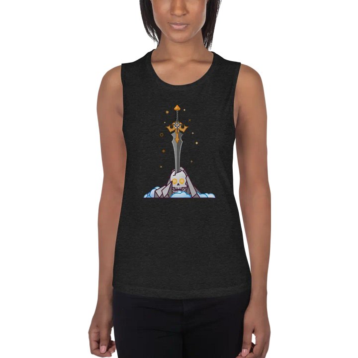 Sword in the Skull - Argent Variation - Women's Style Muscle Tank product image (1)