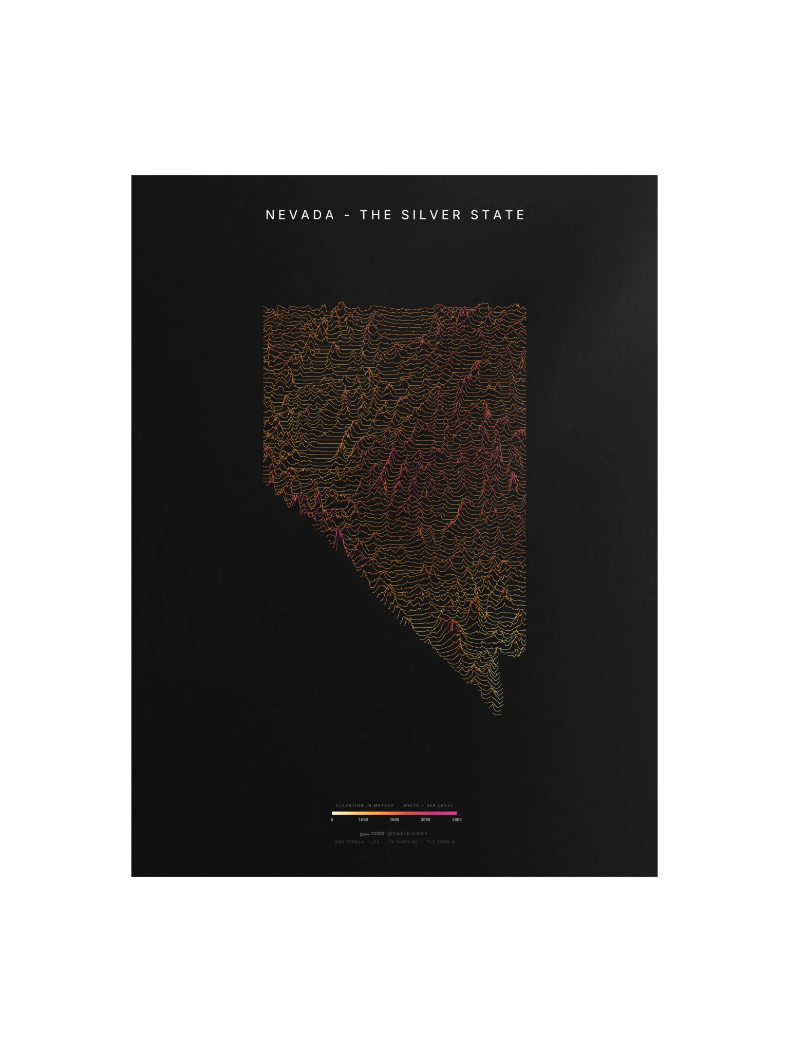Ridgeline Poster - Nevada product image (1)