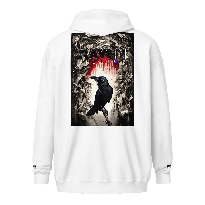 Raven Fiction Light Gildan Unisex Heavy Blend Zip Hoodie product image (9)