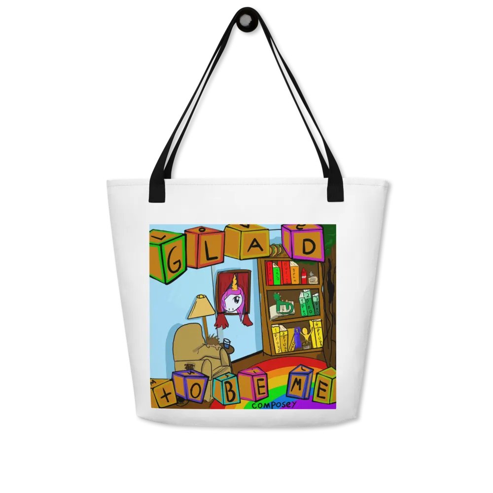 Glad To Be Me tote bag product image (4)