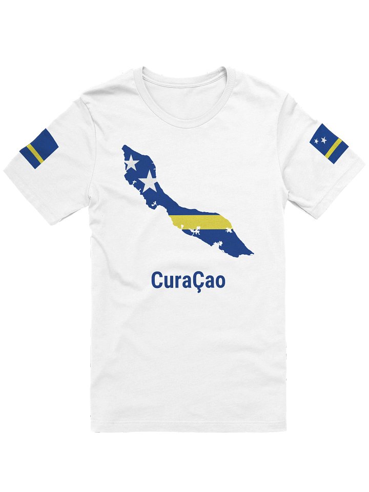 Curaçao 2026 World Cup Flag Tee - Premium Unisex T-Shirt product image (2)