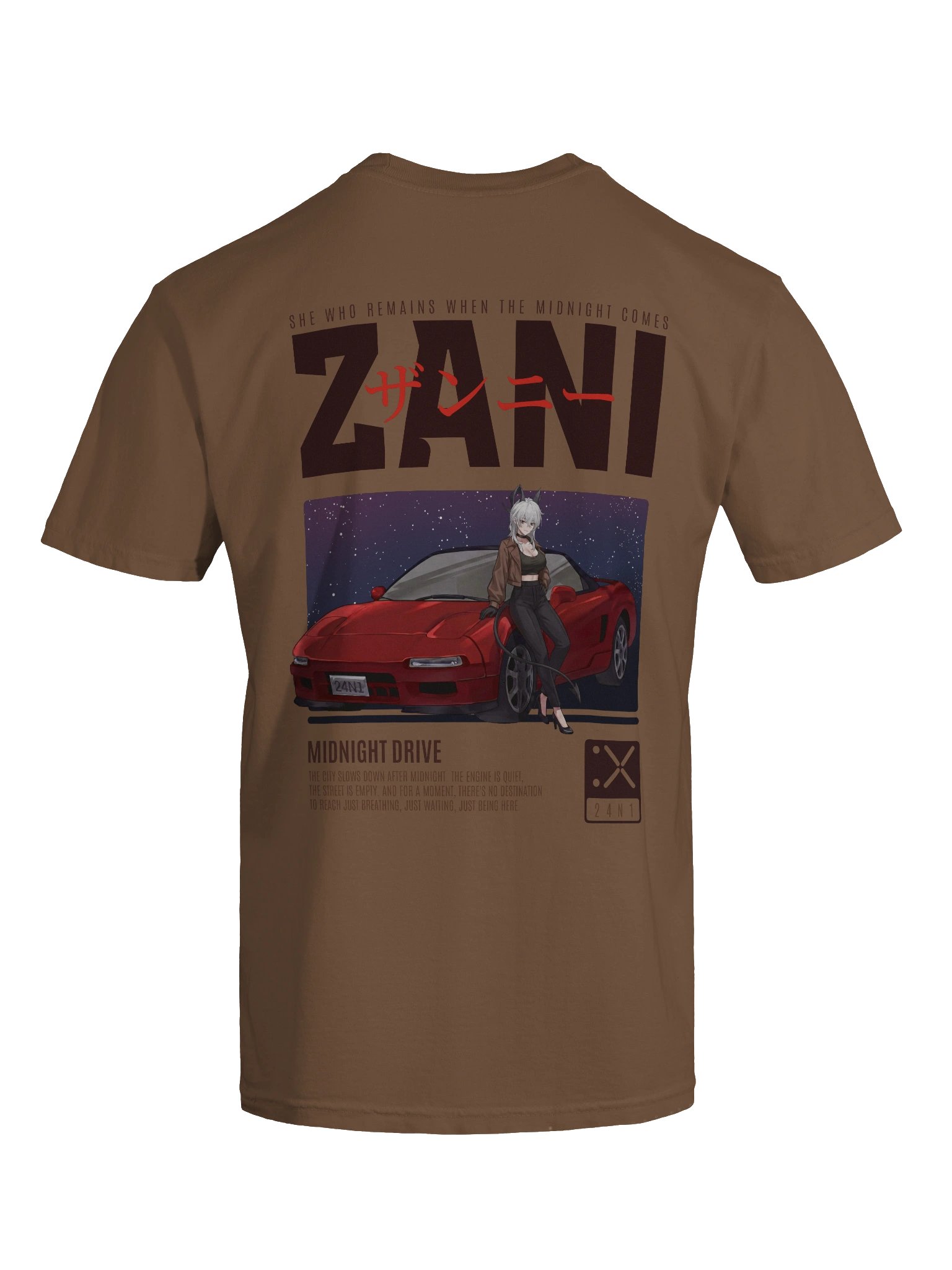 Zani JDM T-Shirt (Light Colors) | WuWa Anime Streetwear product image (9)