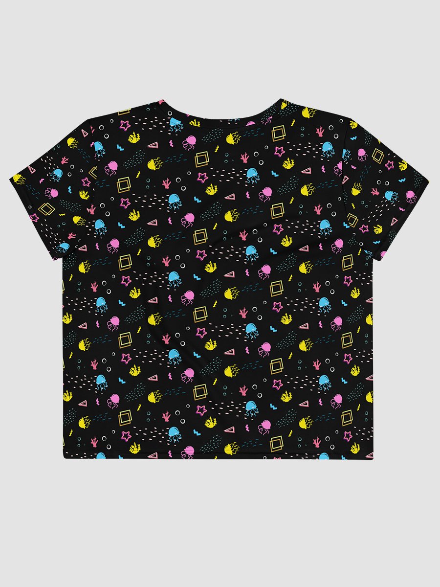 Shifty Seas dark pattern crop tee product image (3)
