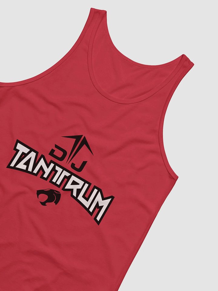 DJ TanTrum Tank Top (Black & White Logo) product image (2)