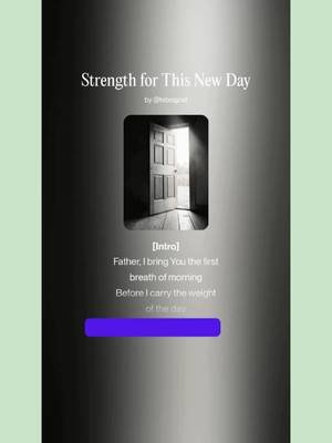 _STRENGTH FOR THIS DAY with lyrics - Original 🌅 STRENGTH FOR THIS NEW DAY | Morning Devotion & Prayer Start your day with God, gratitude, renewed hope and fresh strength. 🙏☀️ Welcome to another inspirational morning with Dynamic Dymentionz. Today’s devotion, “Strength for This New Day,” is inspired by the beautiful promise of Lamentations 3:22–23 — a reminder that whatever yesterday held, God’s compassion has not failed. His mercies meet us again this morning, and His faithfulness remains constant. Perhaps you woke up carrying yesterday’s worries. Perhaps there are decisions to make, challenges to face, responsibilities waiting, or circumstances you cannot control. Before you face any of them, begin with God. Take these few moments to pray, reflect, breathe, and remember: ✨ This is a new day. 🙏 There are new mercies. 🌱 There are fresh opportunities. 💪 God can give you new strength. ❤️ And you do not have to walk through today alone. May this devotion help you begin the morning with peace in your heart, clarity in your mind, gratitude in your spirit, and confidence in the God who goes before you. 🙏 A SIMPLE PRAYER FOR TODAY Heavenly Father, Thank You for the gift of this new day. Thank You that Your love never fails and Your mercies are new every morning. Give me strength for today’s challenges, wisdom for my decisions, peace in my heart, and a willing spirit to follow You. Guide my thoughts, my words and my actions. Help me to trust You even when I cannot see what lies ahead. Make me a blessing to someone today, and may Your presence remain with me throughout this day. Amen. 🎵 TAKE THE INSPIRATION WITH YOU Love the music and atmosphere of Dynamic Dymentionz? Listen, stream, save and share our original music. 🎧 Dynamic Dymentionz on Spotify — Albums & Music Listen on Spotify 🍎 Dynamic Dymentionz on Apple Music / iTunes Listen on Apple Music 🎶 Epic Praise & Worship Anthems Stream the release 📻 DYNAMIC DYMENTIONZ RADIO — TUNE IN Enjoy uplifting music, relaxing sounds, inspiration and entertainment wherever you are. Listen to Dynamic Dymentionz Radio Our music is also distributed to major streaming platforms through DistroKid, so search for “Dynamic Dymentionz” on your favourite music service. 🎧 ❤️ JOIN THE DYNAMIC DYMENTIONZ COMMUNITY Help us continue creating devotions, inspirational videos, original music, audiobooks, live streams, entertainment and creative content. 🌟 Become a Dynamic Dymentionz Member Join Dynamic Dymentionz on Patreon 🛍️ Visit the Dynamic Dymentionz Shop Shop Dynamic Dymentionz ☕ Support Dynamic Dymentionz Send a Tip 💝 Support via PayPal Donate via PayPal 🎙️ CREATORS — BUILD YOUR OWN DREAM Some links below are referral/affiliate links. Using them may support Dynamic Dymentionz, sometimes at no additional cost to you. 🎵 DistroKid — Release Your Own Music Join DistroKid 🎓 DistroKid for Students DistroKid Student Offer 🎬 InVideo — Create Professional Videos Try InVideo 📡 StreamYard — Professional Live Streaming Try StreamYard 🎥 VEED — Video Creation & Editing Try VEED 🎼 Epidemic Sound — Music for Creators Your referral document notes a 7-day free trial through the playlist link. 📈 VidIQ — Grow Your YouTube Channel Try VidIQ 🌐 Hostinger — Build Your Website Explore Hostinger 🛒 Shopify — Start Your Online Store Explore Shopify 🌞 MAKE THIS YOUR MORNING ROUTINE If this devotion encouraged you, LIKE 👍, SUBSCRIBE 🔔 and SHARE ❤️ it with someone who needs strength for a new day. And before you leave, write in the comments: “Thank You, Lord, for new mercies today.” Come back tomorrow for another moment of Scripture, prayer, reflection, peace and encouragement. Yesterday is gone. Today is a gift. God is faithful. Walk into this new day with Him. 🙏☀️ Dynamic Dymentionz — Inspiration • Music • Faith • Creativity • Entertainment #MorningDevotion #MorningPrayer #StrengthForToday #StartYourDayWithGod #Lamentations3 #NewMercies #GodIsFaithful #dailyd