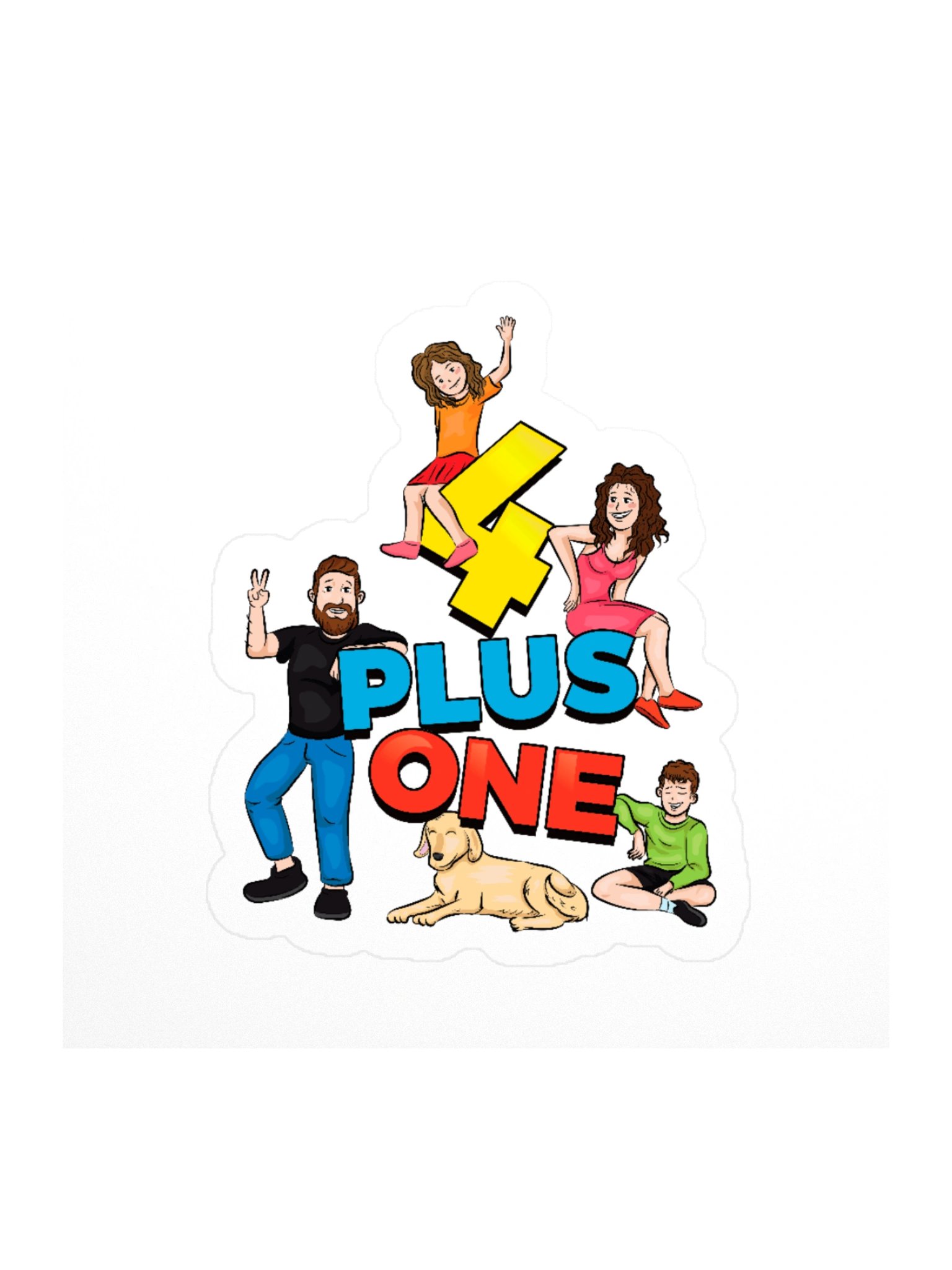 4PLUSONE STICKER product image (2)