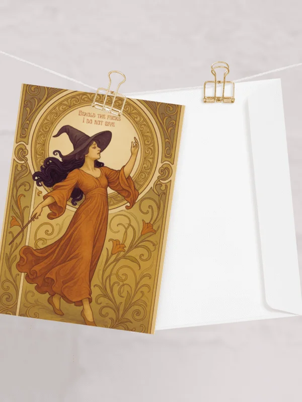 Vintage Witch Greeting Card product image (1)