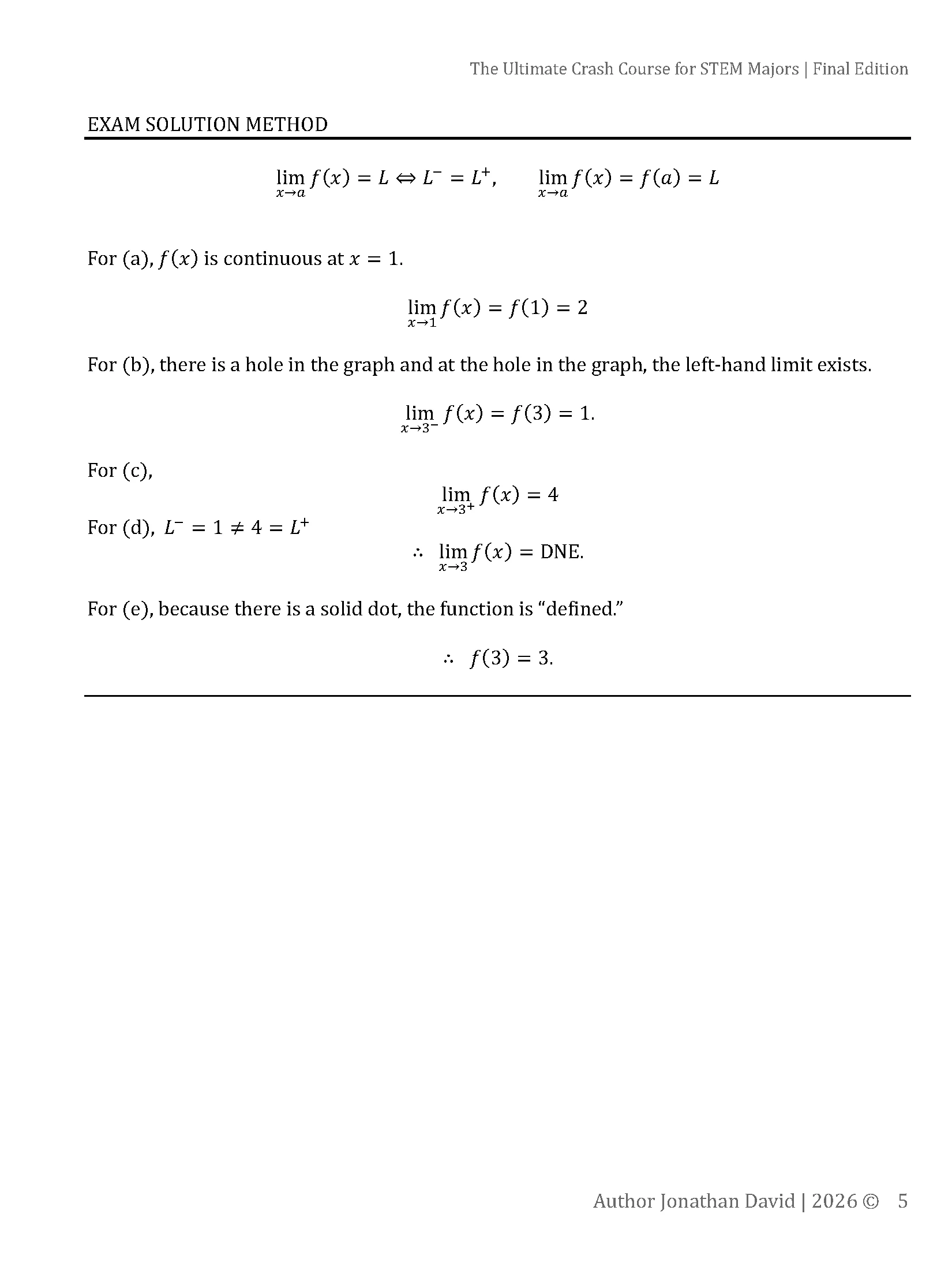 Volume 6: Calculus | The Ultimate Crash Course for PLEM Majors product image (6)