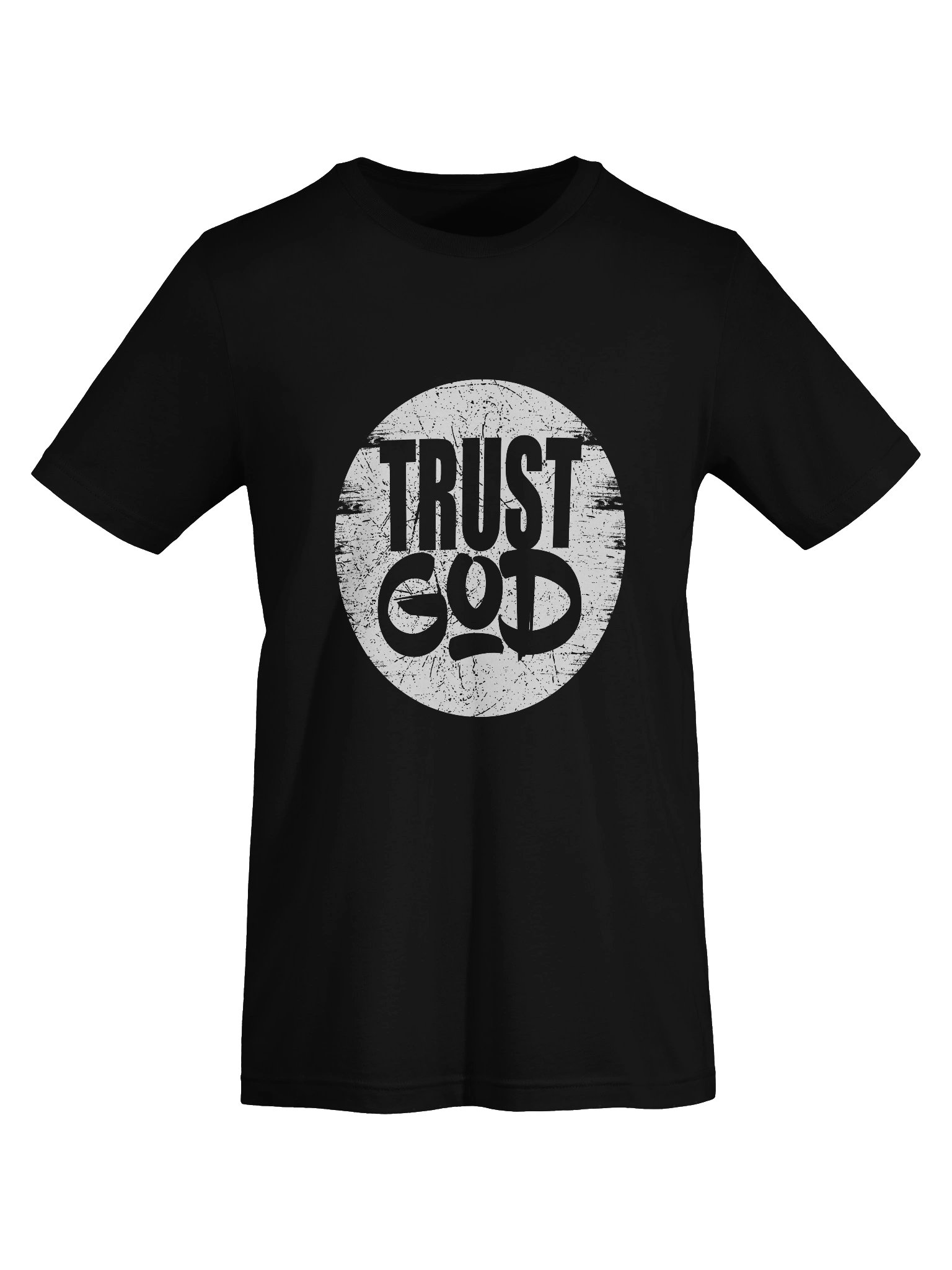 Pixelated Circle Trust God Unisex T-Shirt product image (7)