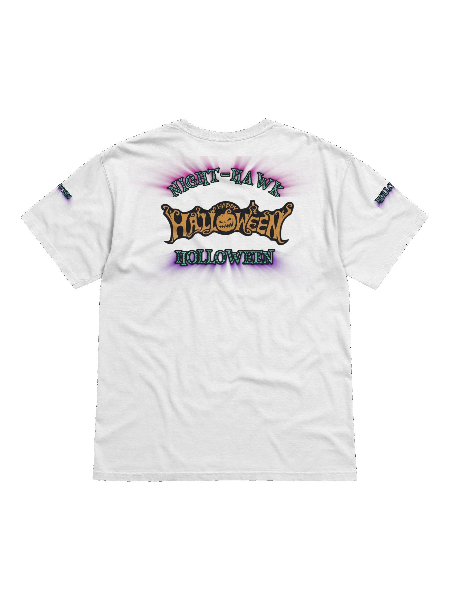 Glowing Halloween Vibes T-Shirt use product image (2)