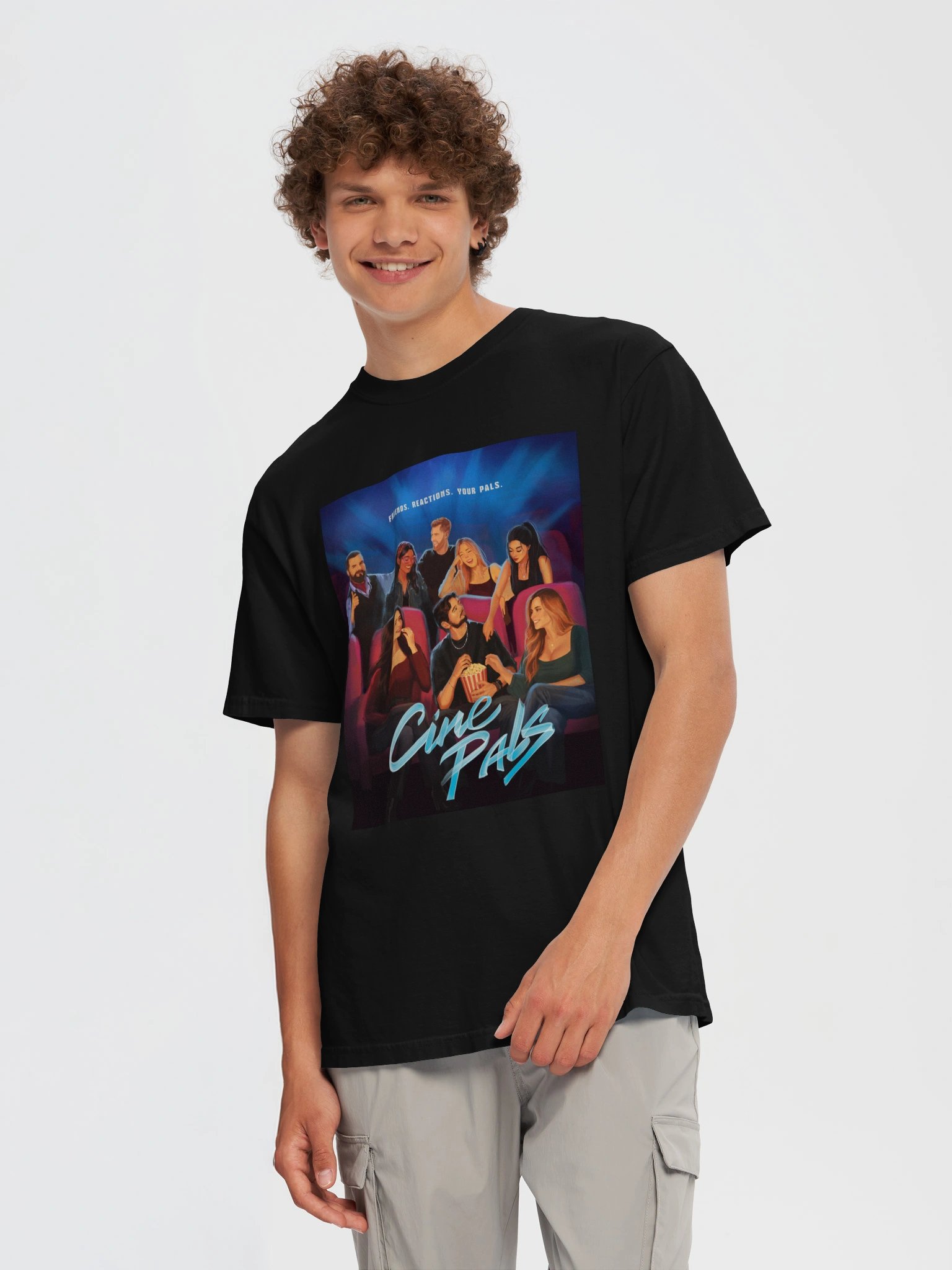 CINEPALS Movie Night Graphic Tee product image (9)