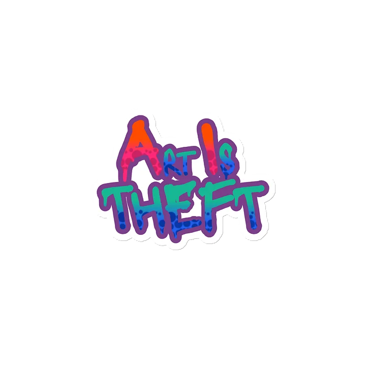 AI Art Is Theft Magnet product image (2)