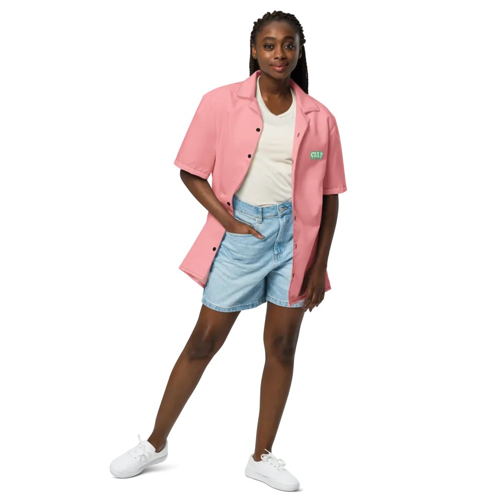 SALMON MINT BUTTON UP product image (3)