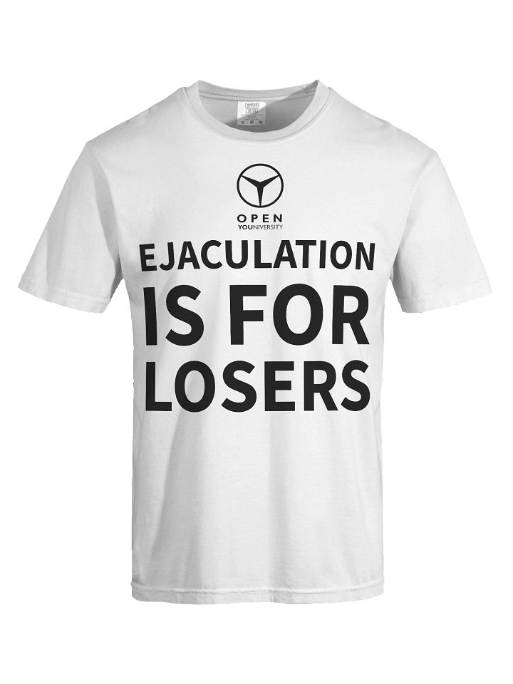 EJACULATION IS FOR LOSERS - White Version product image (1)