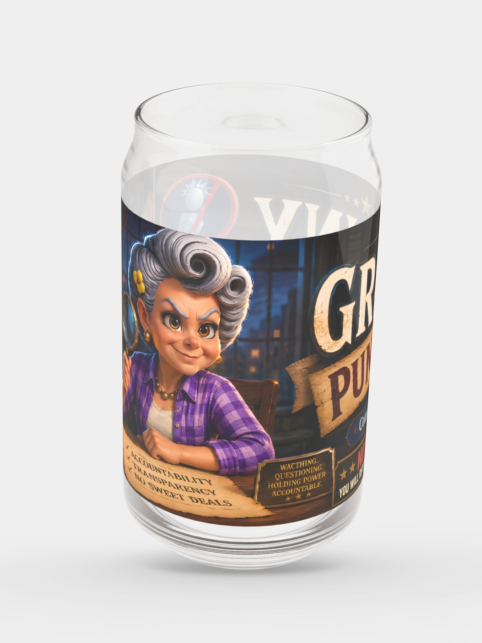 “Not a Safe Space” Can-Shaped Glass product image (2)
