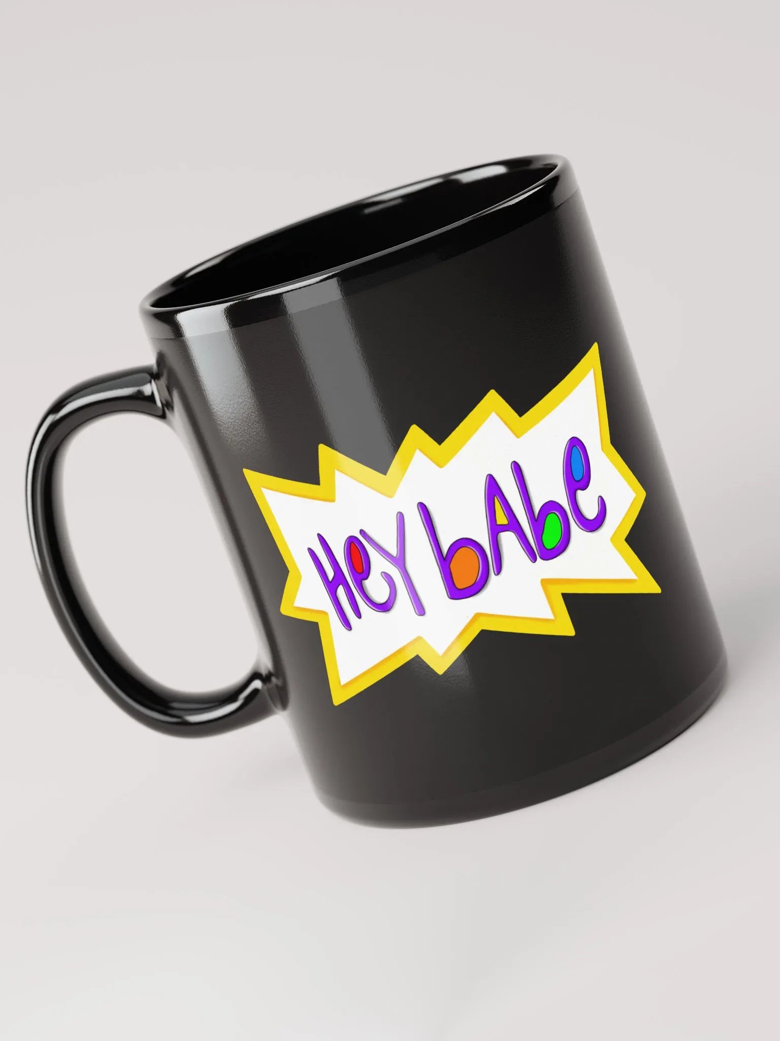 Hey Babe - Black Mug product image (1)