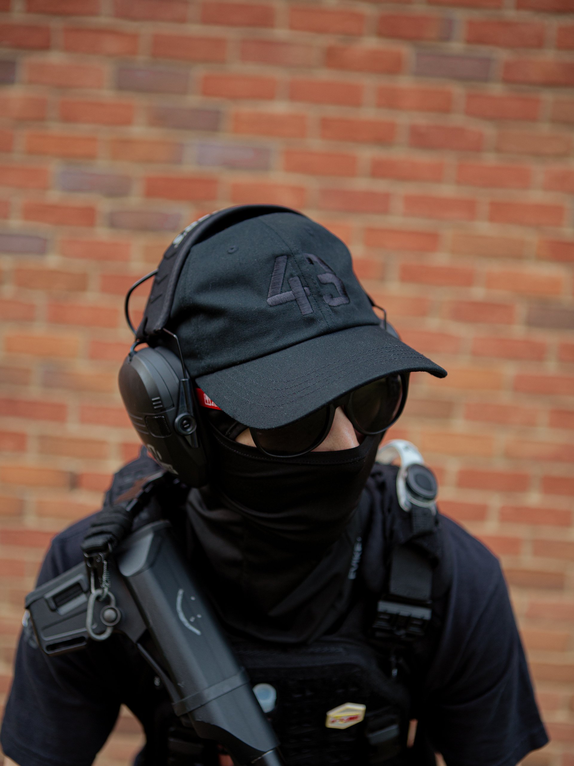 "43" Embroidered Hat (Blackout) product image (3)