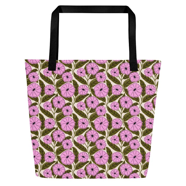 Dipladenia Dreams - Pink and Green - Tote Bag product image (2)