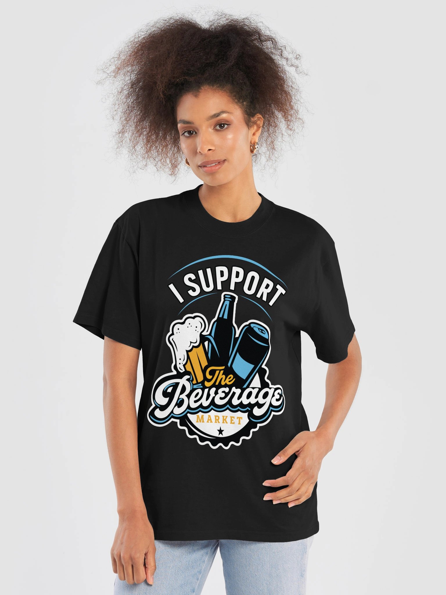 Faded Single Side Premium Unisex - Blue Accents product image (5)