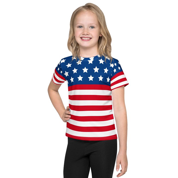 Patriotic Stars & Stripes Kids T-Shirt product image (1)