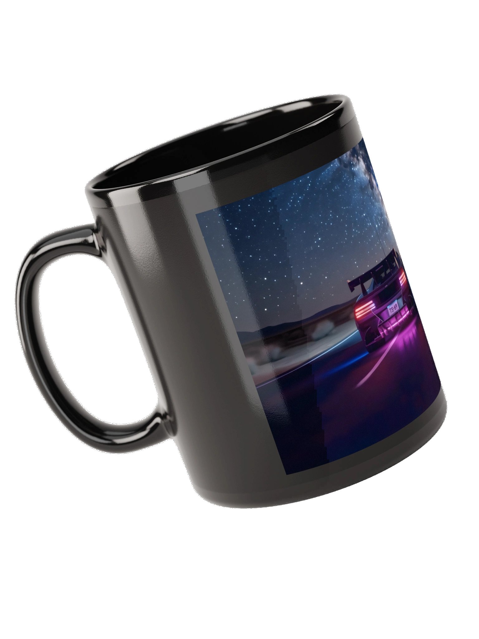 TS-69 under the Milky Way | Black Glossy Mug product image (5)