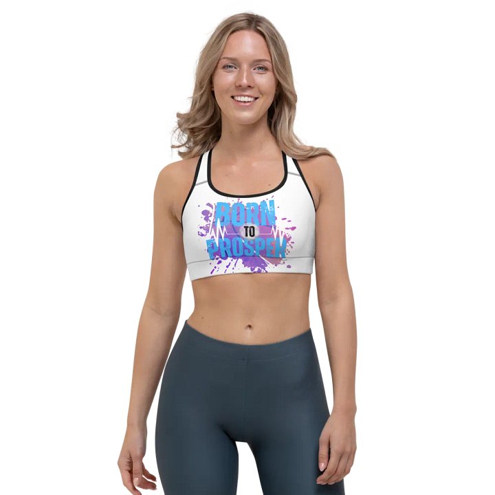 Born to Prosper Sporty Bra product image (1)