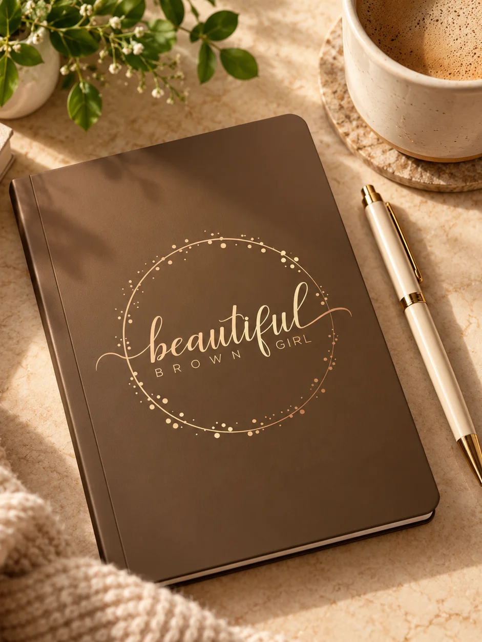 Beautiful Brown Girl Signature Journal product image (2)