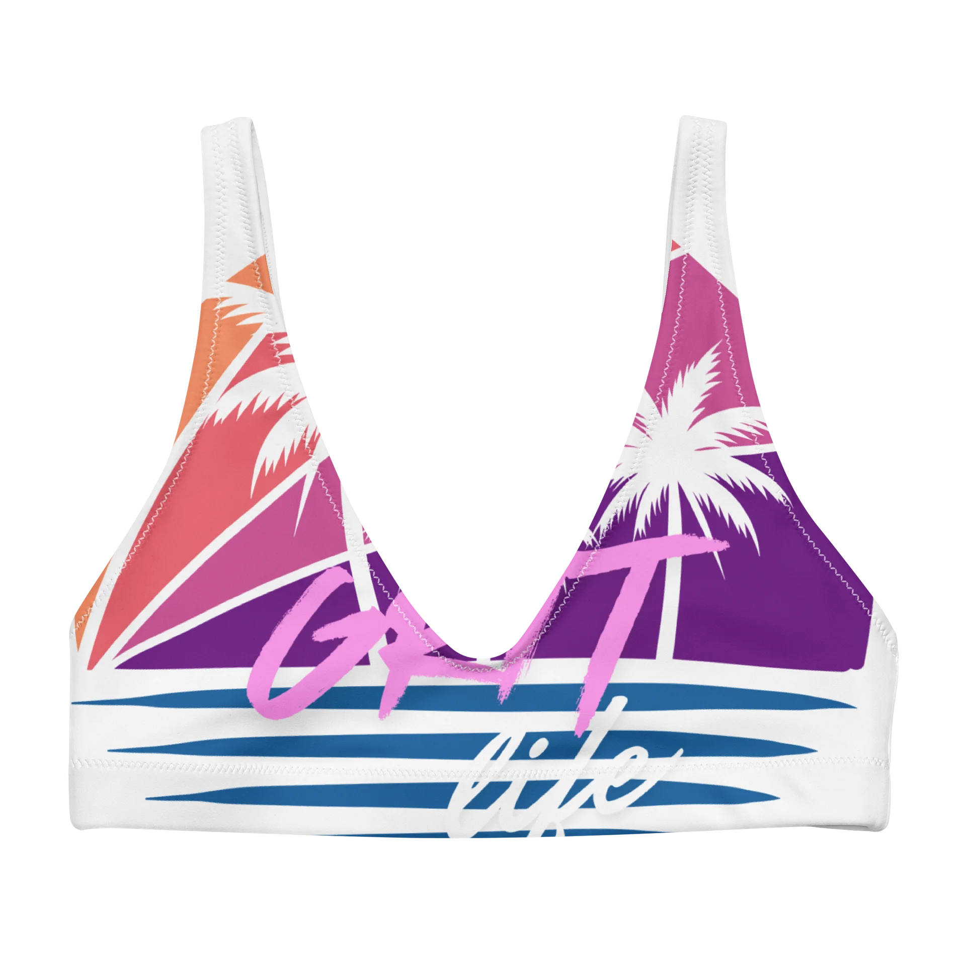 GRIT Life Retro Sunset Bikini Top product image (1)