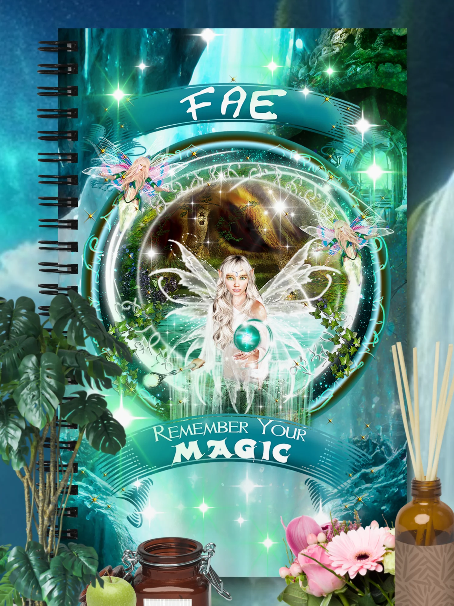 Faerie Remember Your Magic Spiral Notebook product image (2)