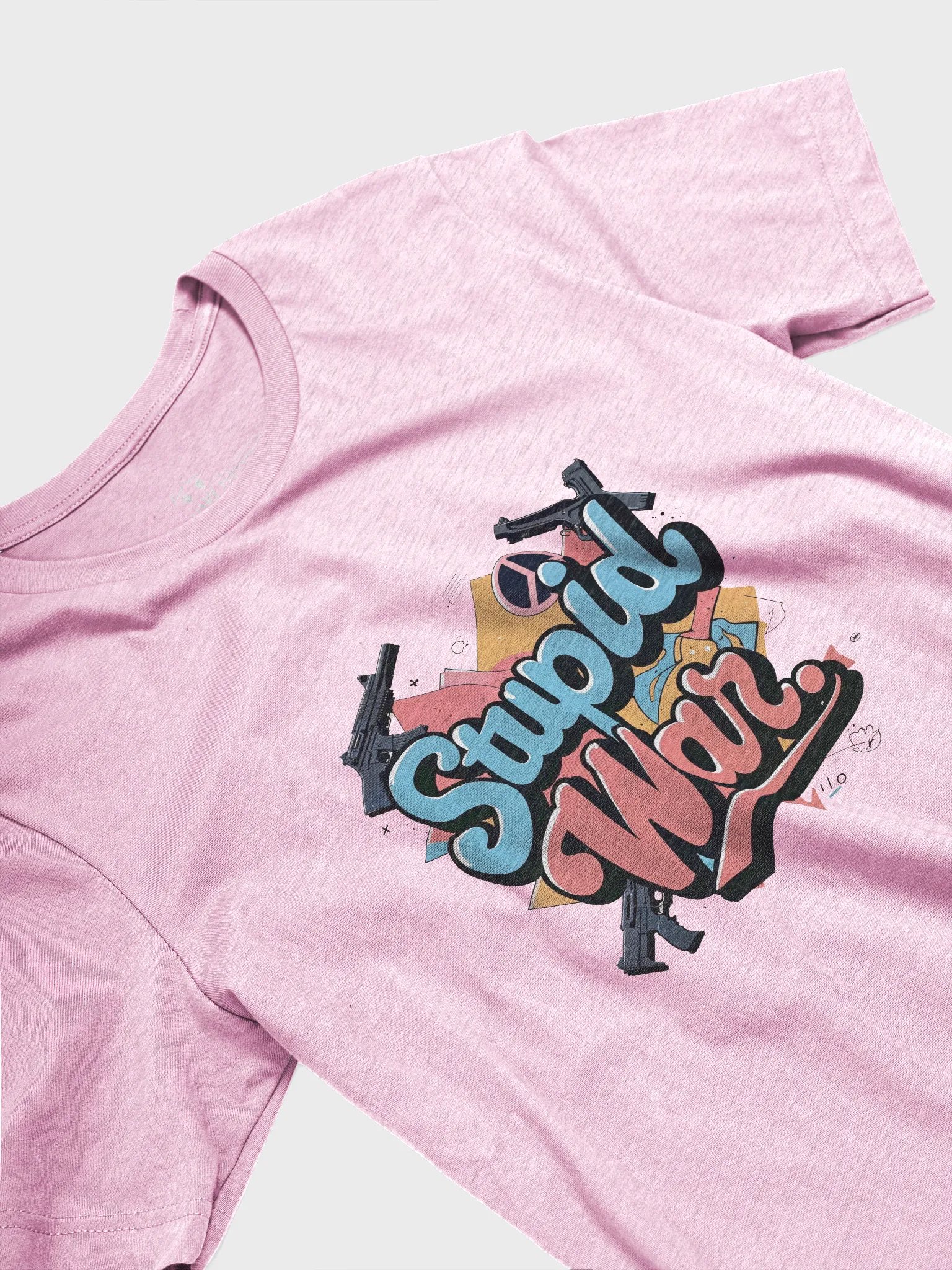 Anti-War Graphic Political Tee | Statement Logo Edition product image (3)