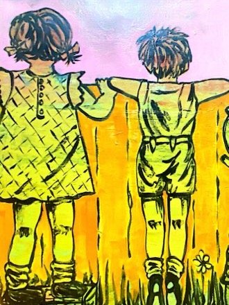 Kids at the fence product image (2)