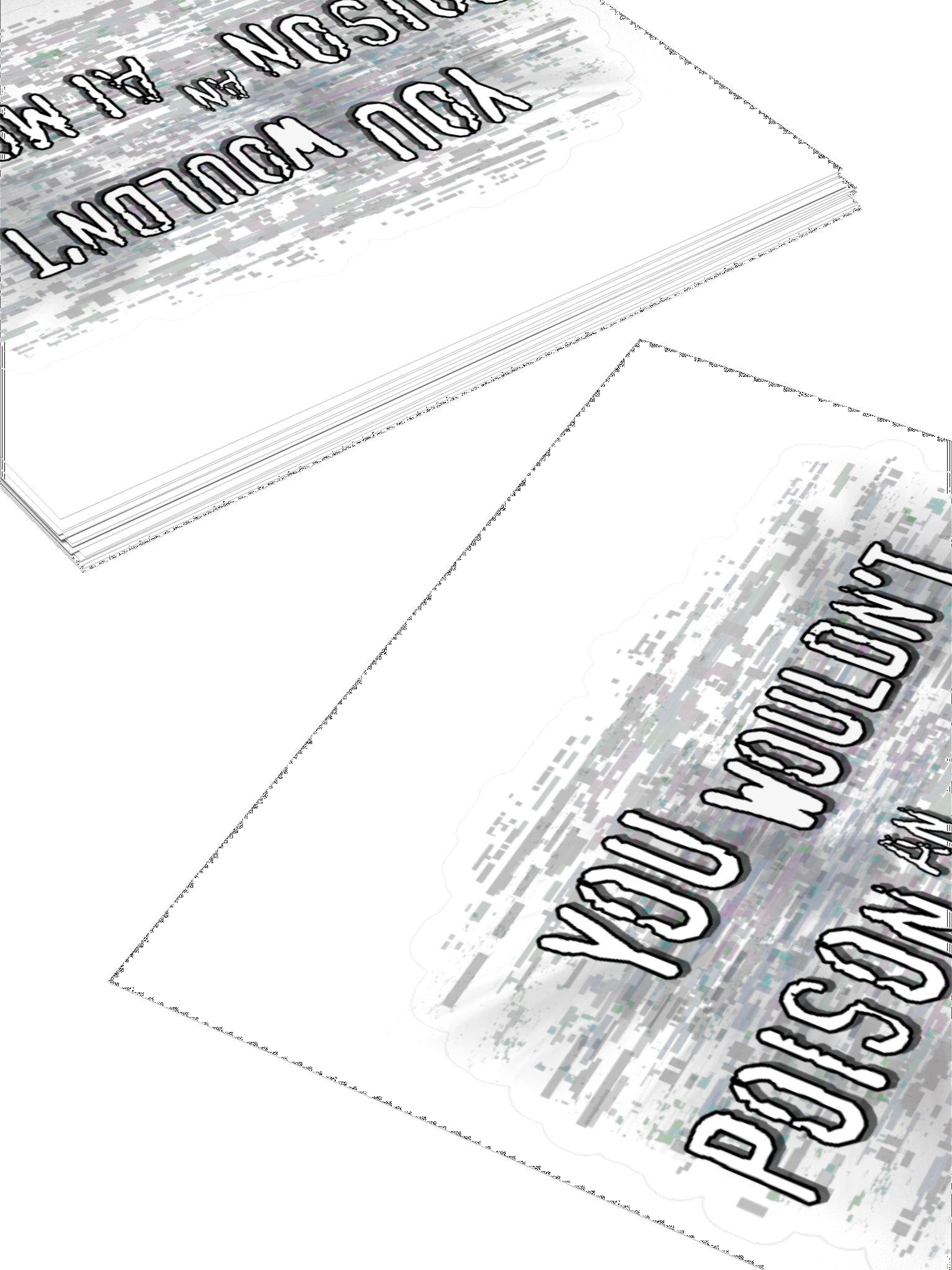 You Wouldn't an AI Model Sticker product image (4)