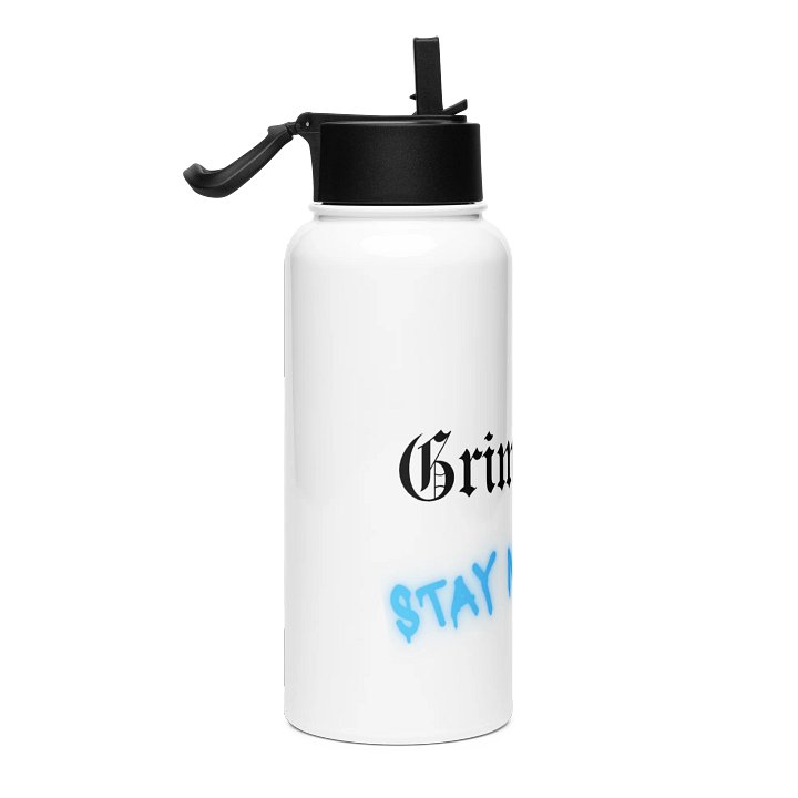 GRIM FAM "STAY MOIST” Bottle #4 - Double-walled stainless steel with vacuum insulation -32 oz (950 ml) product image (2)