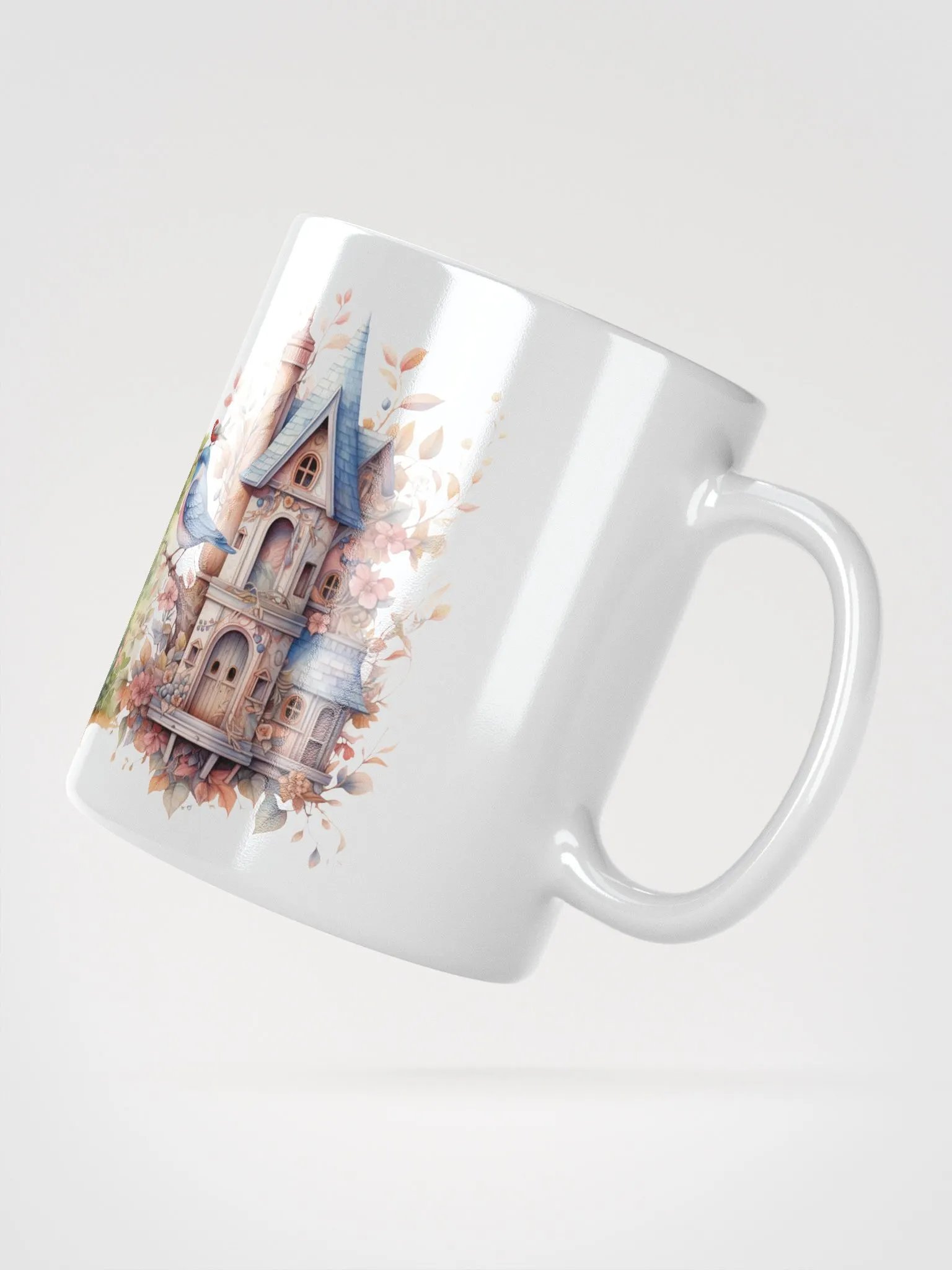 Whimsical Birdhouse Mug product image (3)