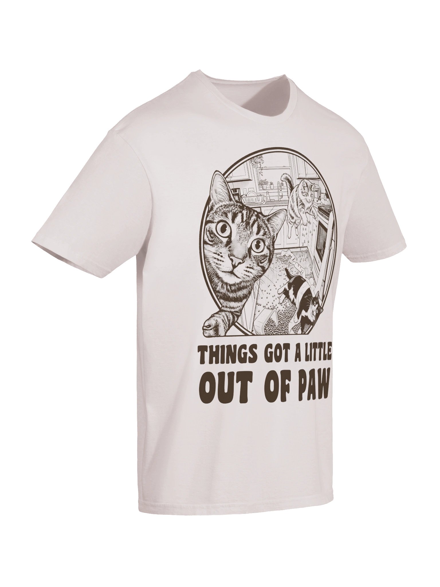 Out of Paw Cat T-Shirt product image (35)
