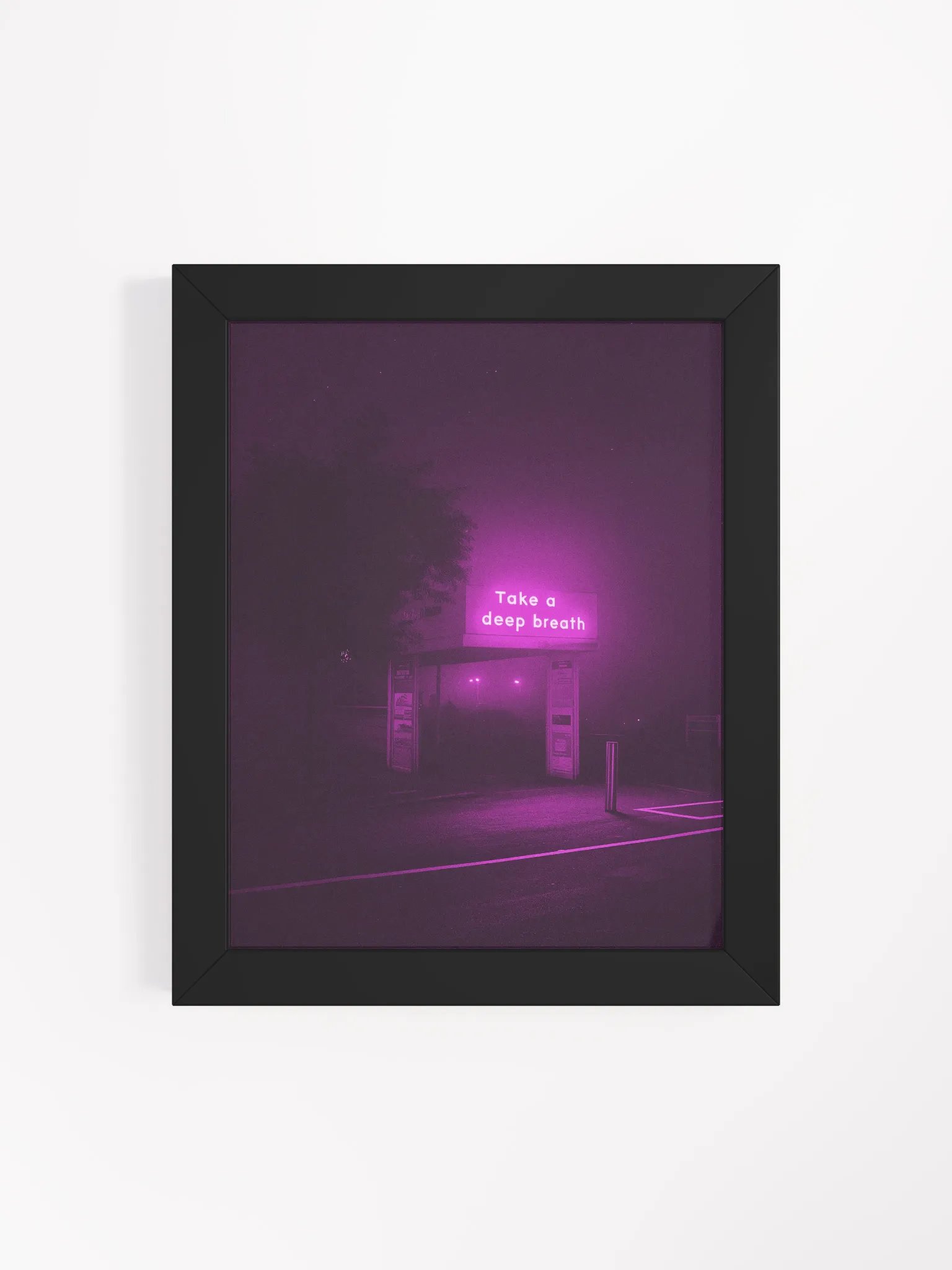 "Take a deep breath" Framed Poster product image (4)