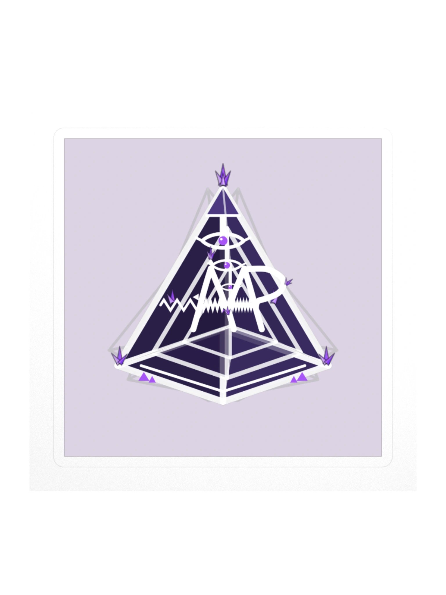 Mt. AMP 9D Pyramid — Block Sticker product image (1)