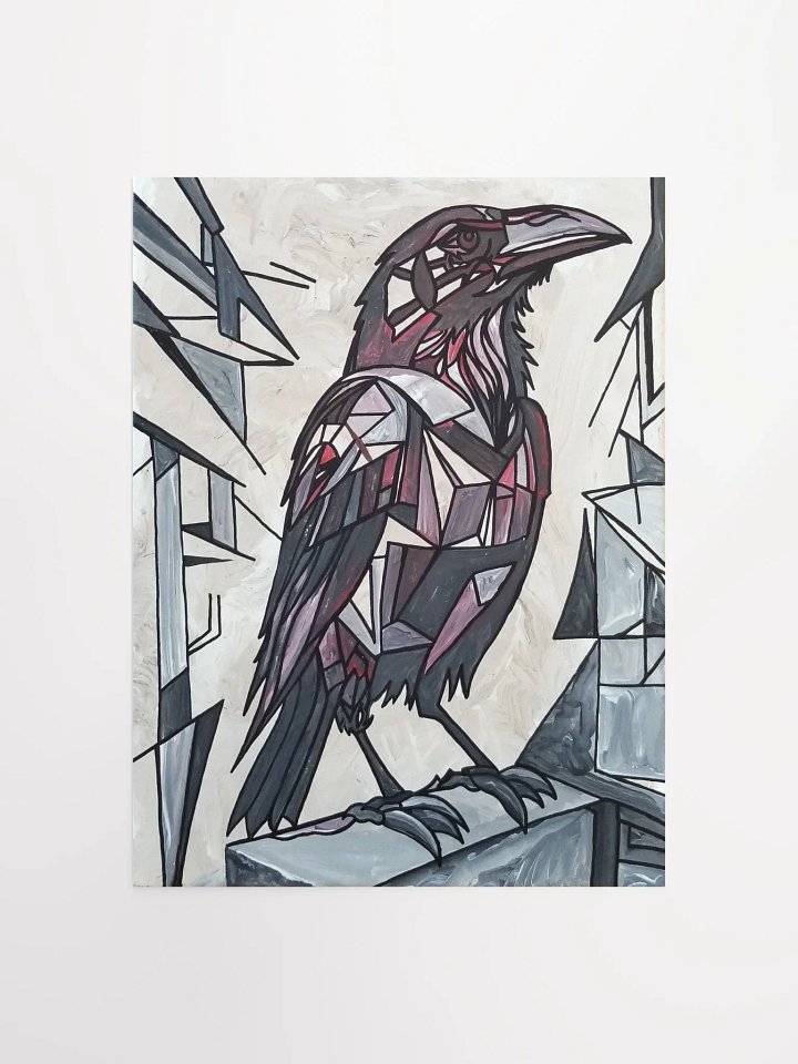 Blood Crow Cubist Painting product image (1)