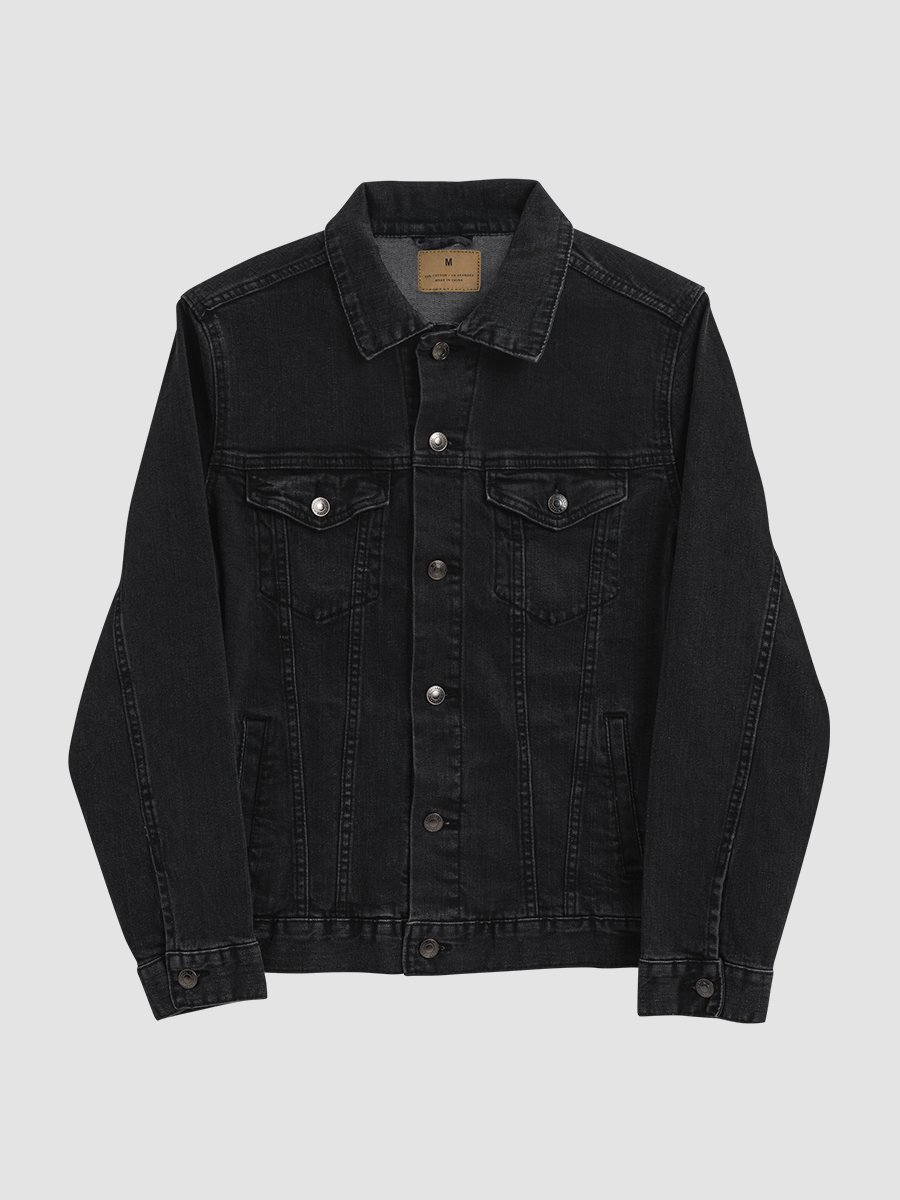DEAD BY DEVS | CUSTOM EMBROIDED Unisex Denim Jacket - Threadfast Apparel product image (2)