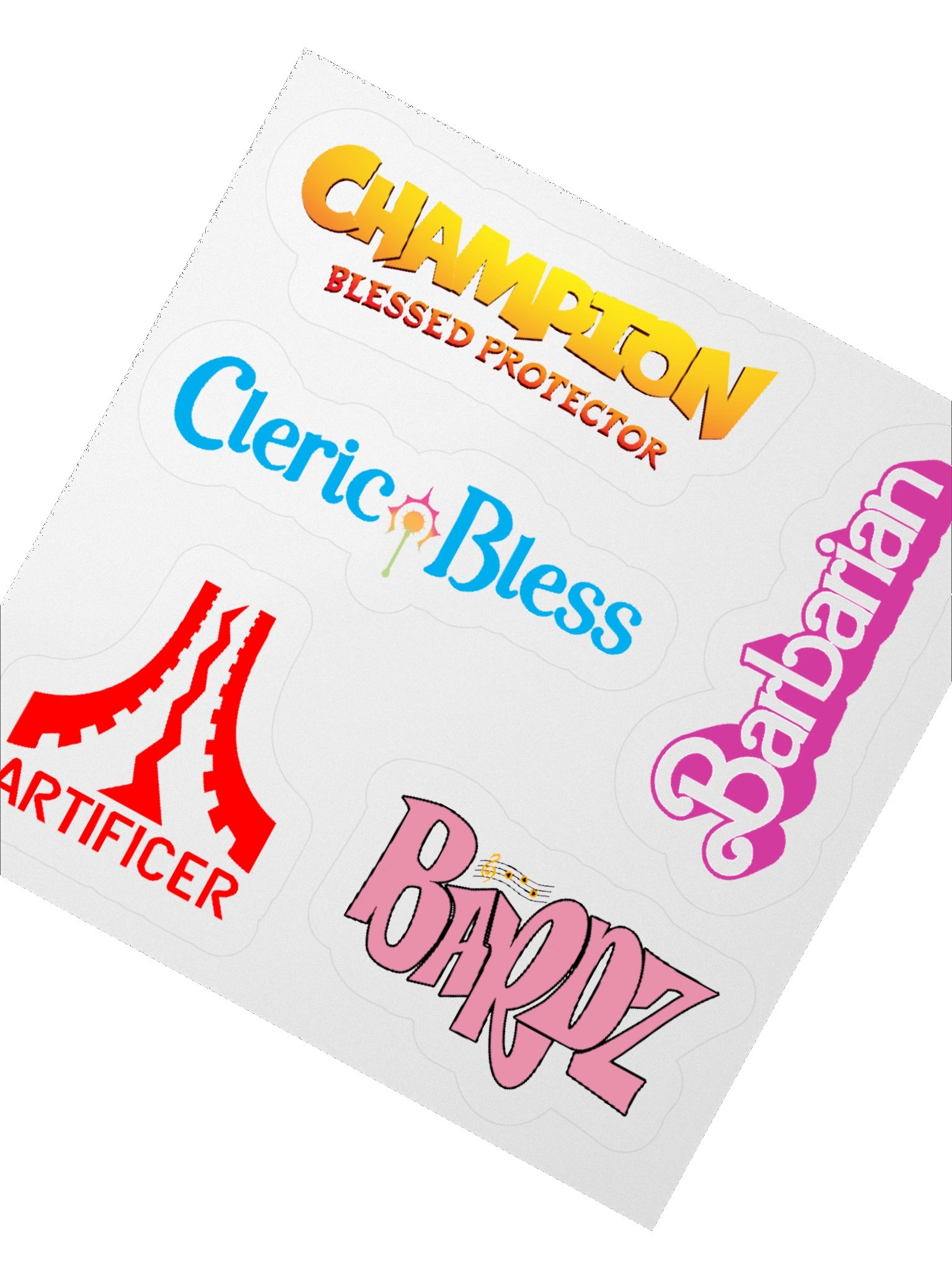Class Clash Class Pack A-C Kiss-Cut Stickers product image (2)