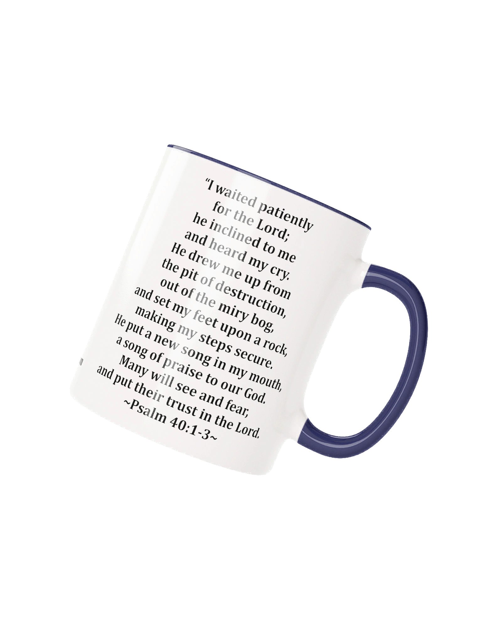 Psalm 40 Mug product image (21)